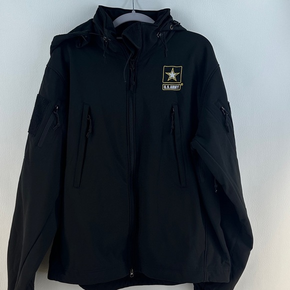 US Army Fleece Multi Pocket Coat - Picture 1 of 13